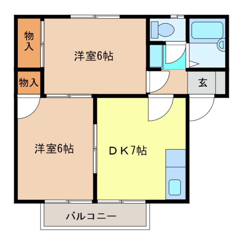 間取図 ビバライフＴＯＷＡ