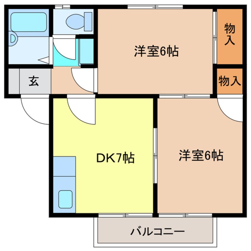 間取図 ビバライフＴＯＷＡ