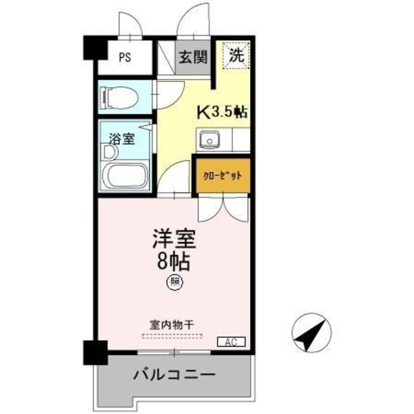 間取図 マンション　杏明館
