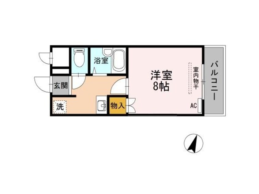 間取図 マンション　杏明館