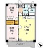 マンション　杏明館 2LDKの間取り