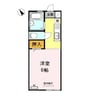 佐藤ハイツ 1Rの間取り