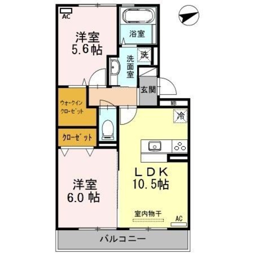 間取図 ウインドワード小羽山