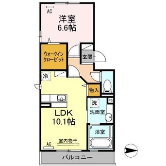 間取図 ボヌール　コート