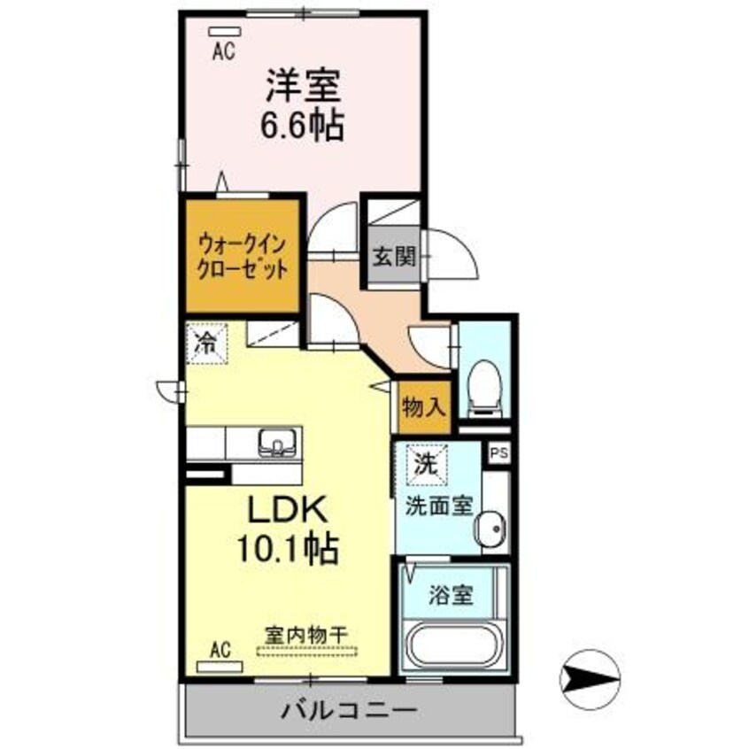 間取図 ボヌール　コート