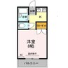 エステート野原 1Kの間取り