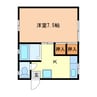 コーポふじ 1Kの間取り