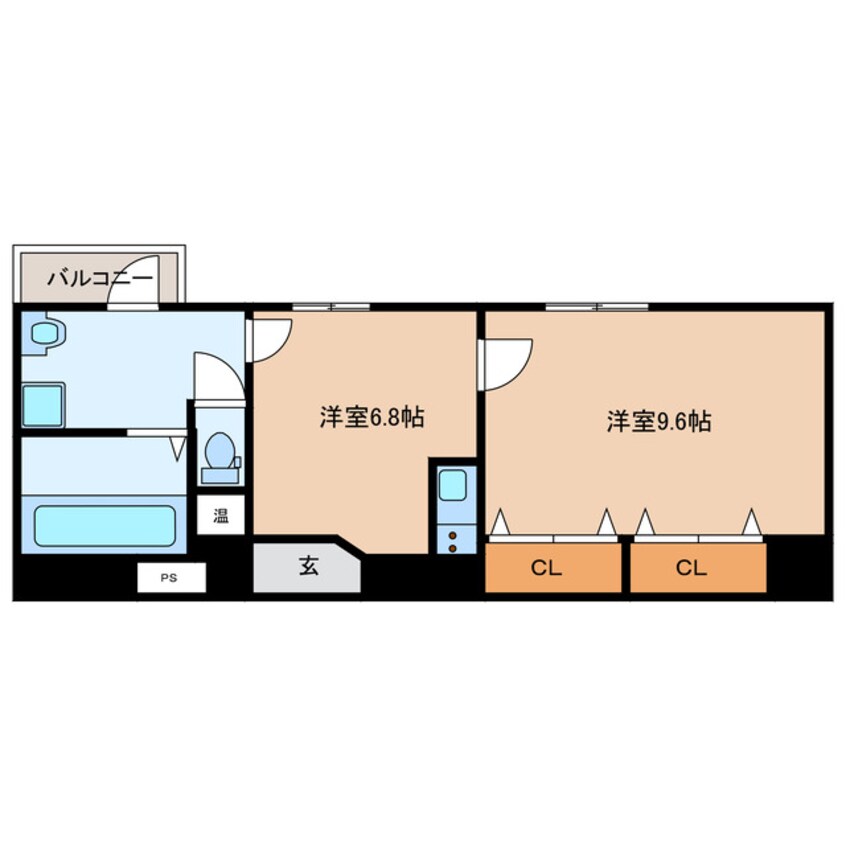 間取図 アビリティ上町弐番館