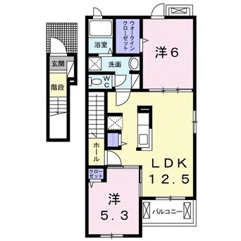 間取図 アクティフ宇部Ⅳ