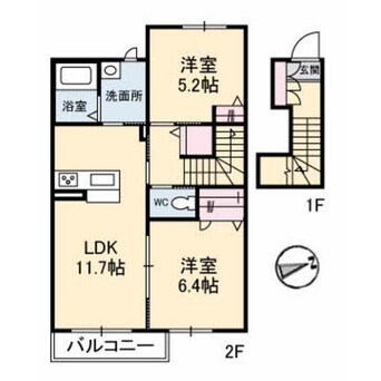 間取図 シャーメゾンLiebe