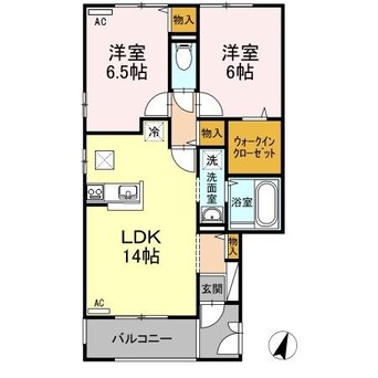 間取図 セジュールB