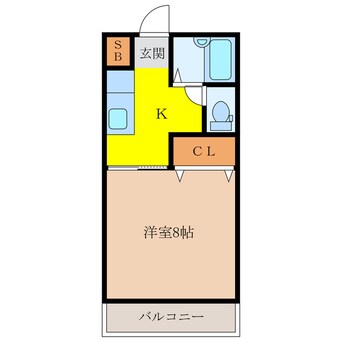 間取図 シャトレふじ