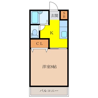 間取図 シャトレふじ