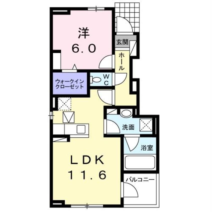 間取図 カステルールB