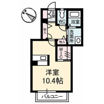 間取図 シャーメゾン真締川