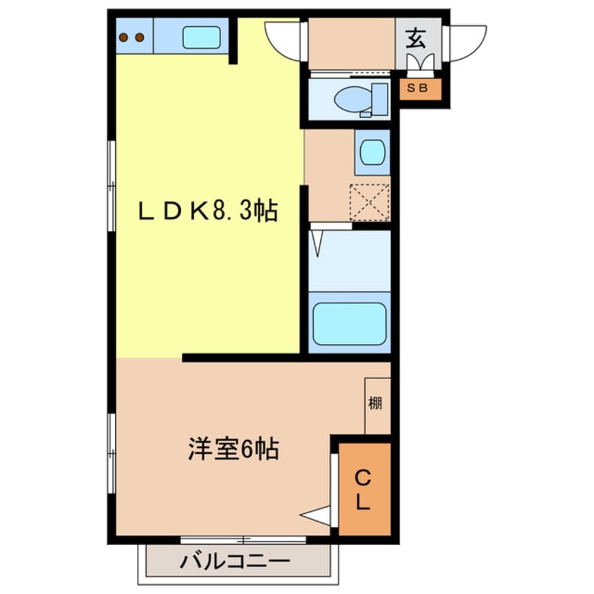 間取図 クレストール西小串