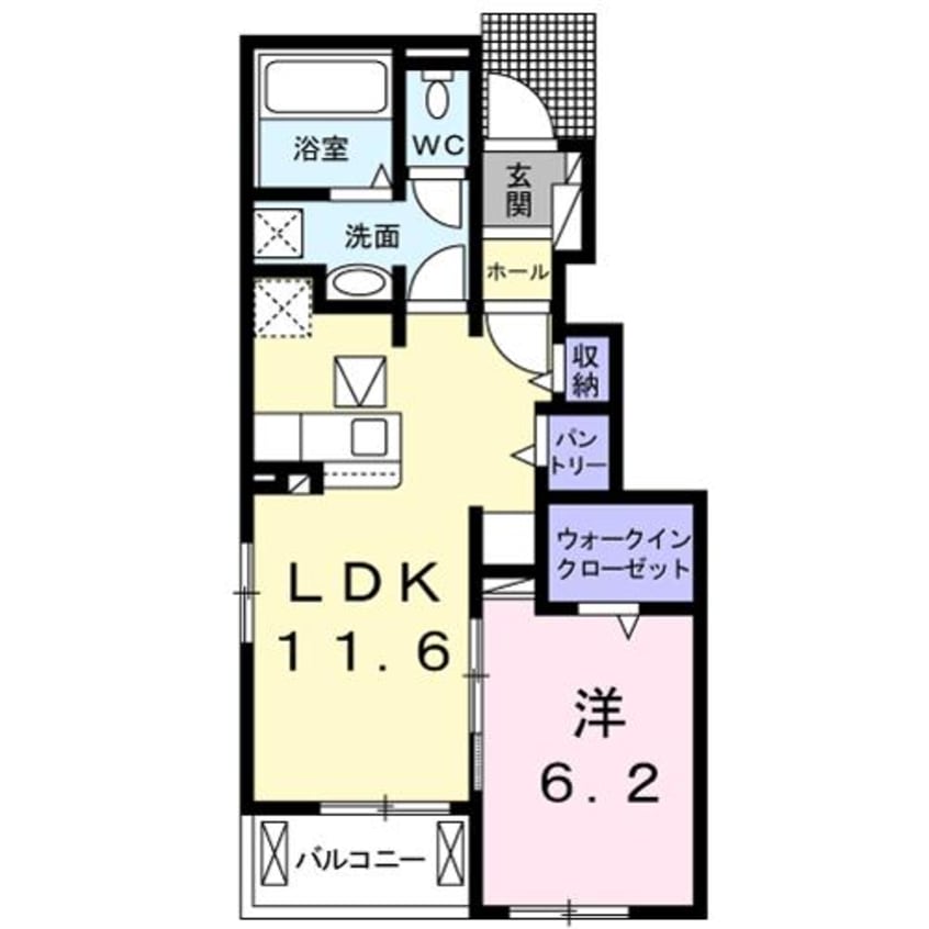 間取図 ラ・シャトレⅠⅡ