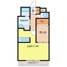 ドエル小串 1LDKの間取り
