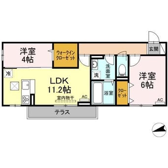 間取図 プレステージア厚南北Ⅰ