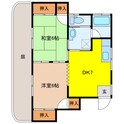 野中ハイツの間取図