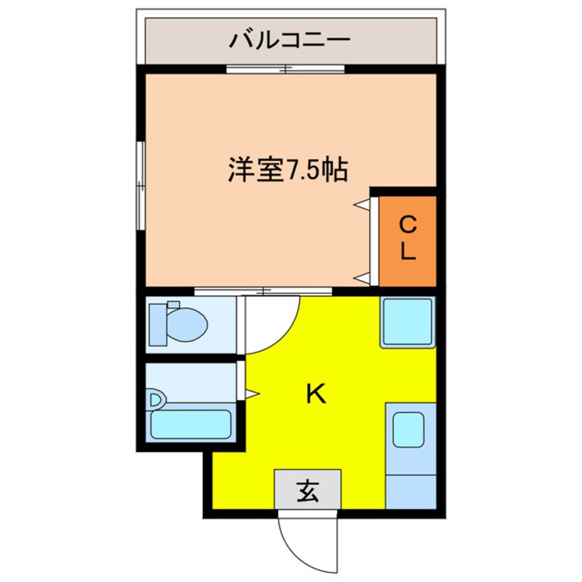 間取図 カーサカリーノ