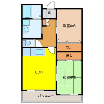 間取図 アビリティ東本町