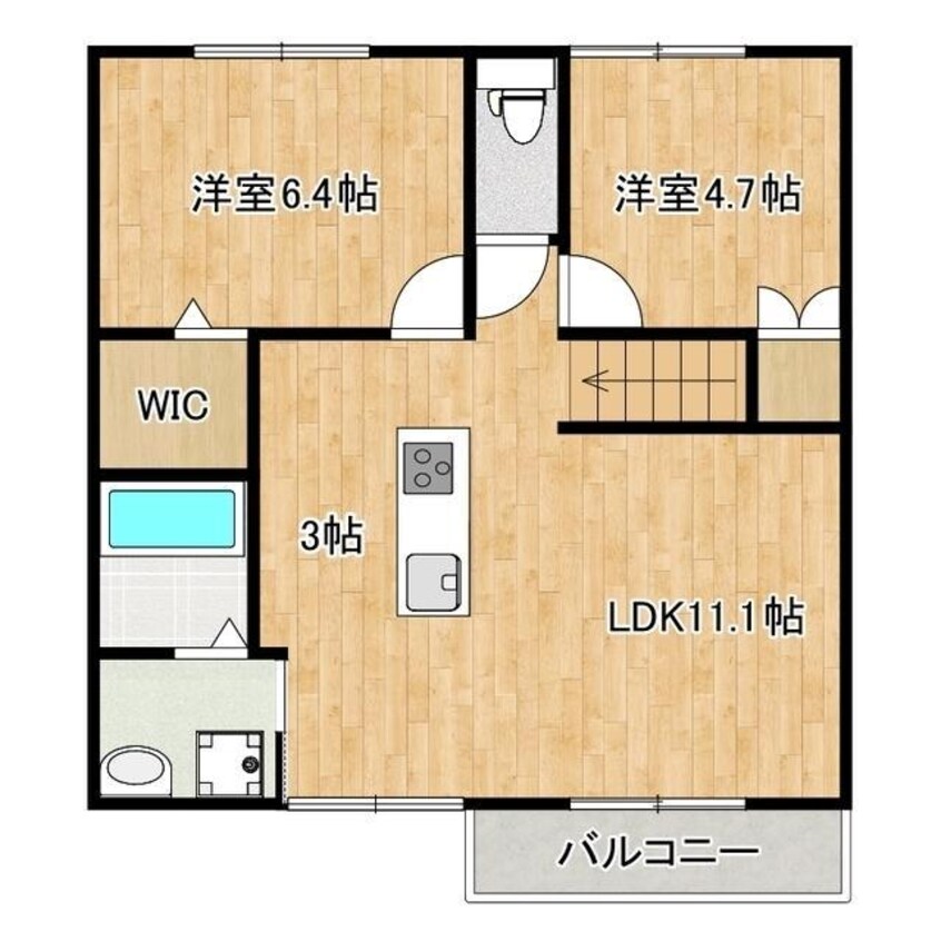 間取図 シグナス西岐波