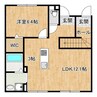 シグナス西岐波 1LDKの間取り