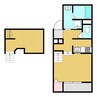 プランドール中央町 1SKの間取り