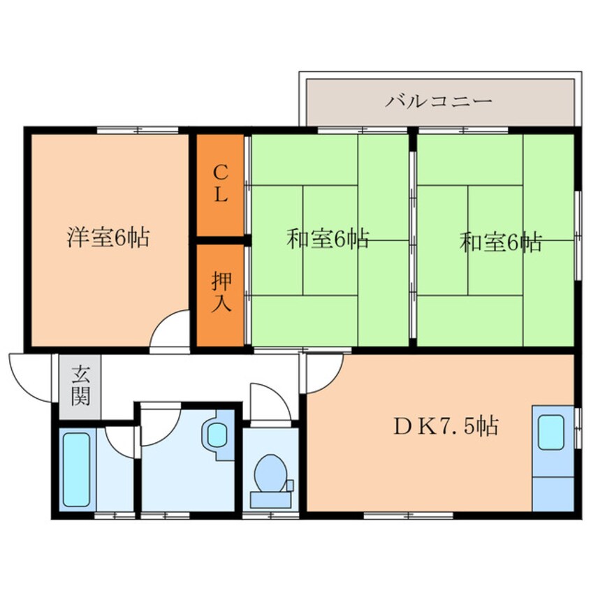 間取図 ヴィレッタ中山