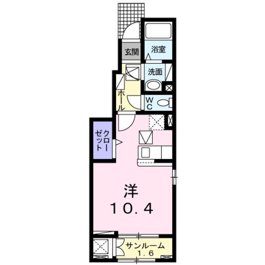 間取図 ジェラトーニＫ