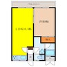 リトス明神町 1LDKの間取り