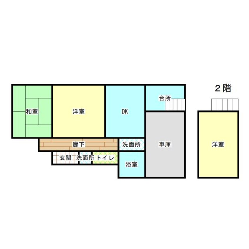 間取図 上条5丁目貸家