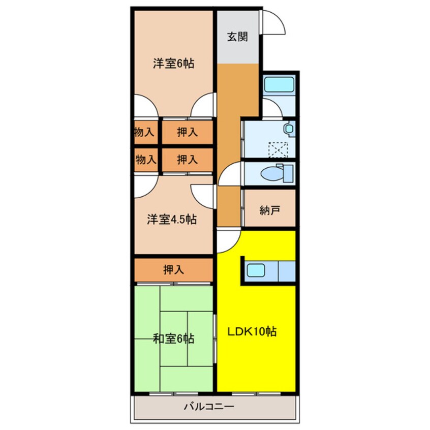 間取図 フジマルビル