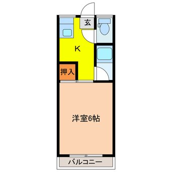 間取図 フィリア西宇部南参番館