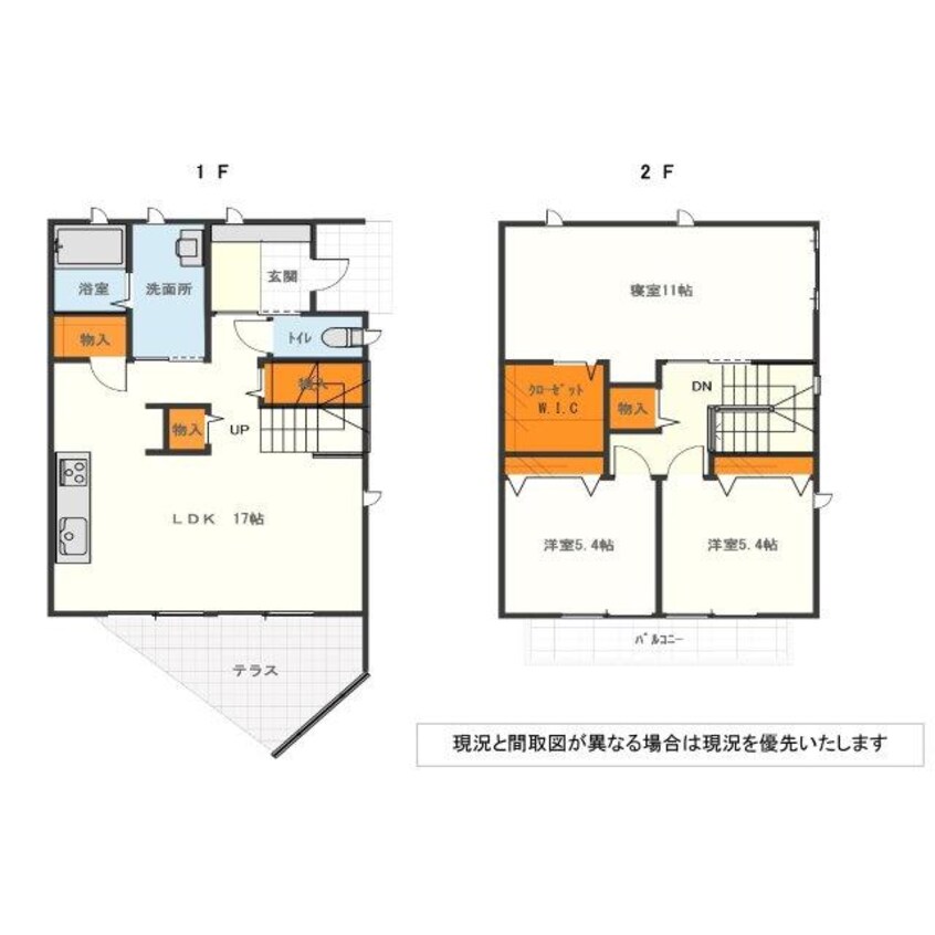 間取図 西岐波貸家4432-19