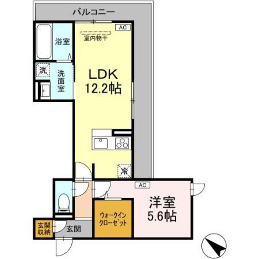 間取図 （仮称）D-room中央町1丁目