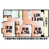 アンビエンテ宇部 3LDKの間取り
