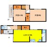 則貞二丁目貸家 2LDKの間取り
