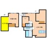 恩田町一丁目貸家 1LDK+Sの間取り