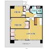 Rista Kushibe 2LDKの間取り