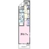 アンジュ・東新川 1Kの間取り