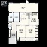 S-HOUSE上条 3DKの間取り