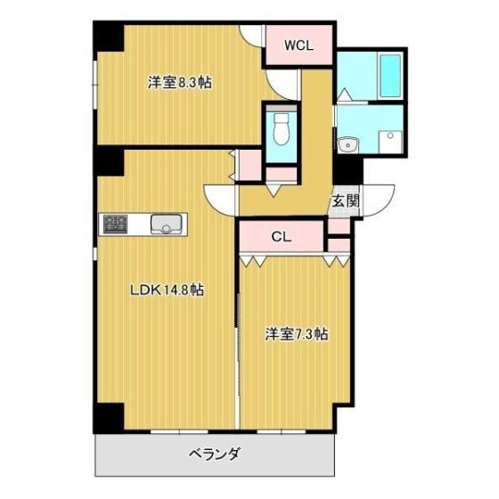 間取り図 西小串　新築アパート