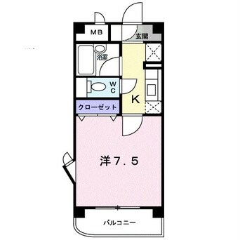 間取図 大分バス（大分市）/椎迫入口 徒歩2分 4階 築25年