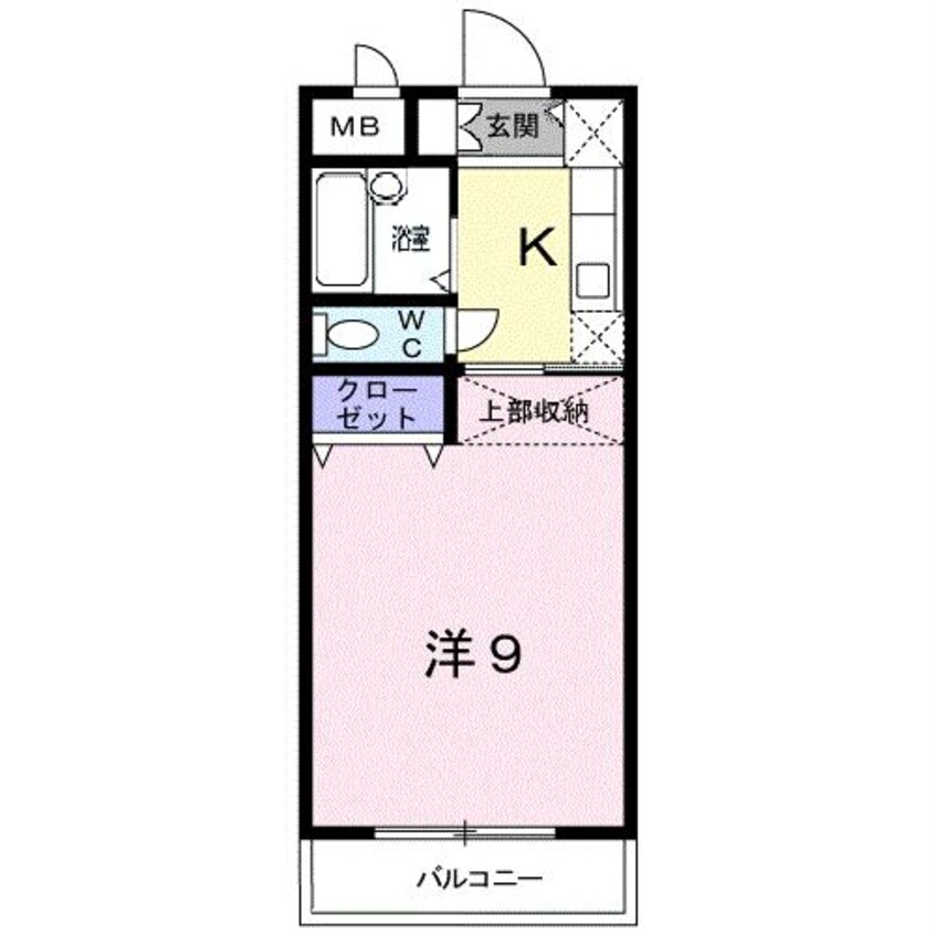 間取図 大分バス（大分市）/大道四丁目 徒歩3分 1階 築21年