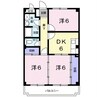 大分バス（大分市）/桑原下 徒歩3分 3階 築29年 3DKの間取り