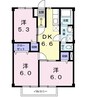 大分バス（大分市）/明磧 徒歩6分 1階 築28年 3DKの間取り