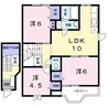 大分バス（大分市）/明磧 徒歩6分 2階 築23年 3LDKの間取り