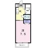 大分バス（大分市）/花園 徒歩3分 1階 築26年 1Kの間取り